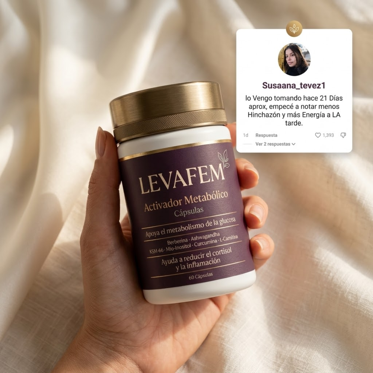 Levafem® — Terminá con la panza que no baja.