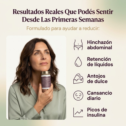 Levafem® — Terminá con la panza que no baja.