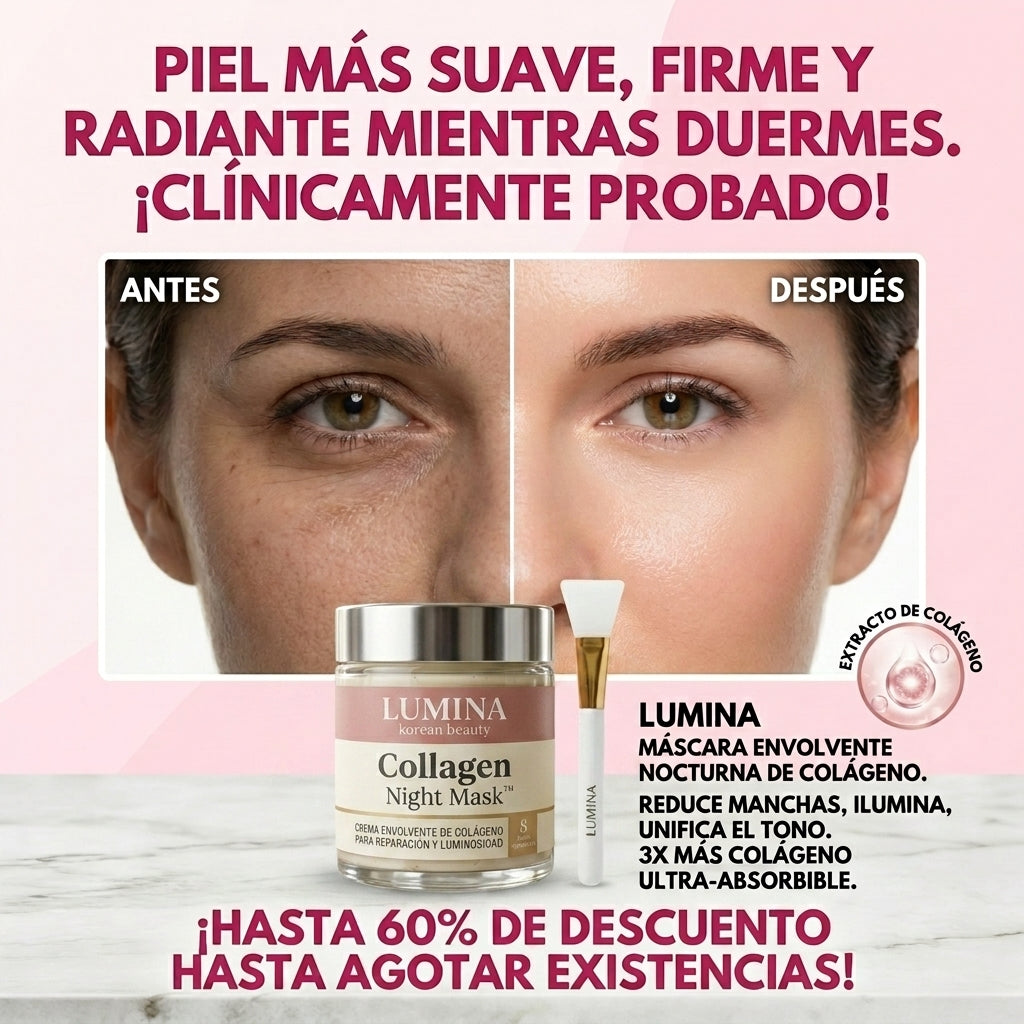 Lumina® — Mascarilla reparadora Coreana